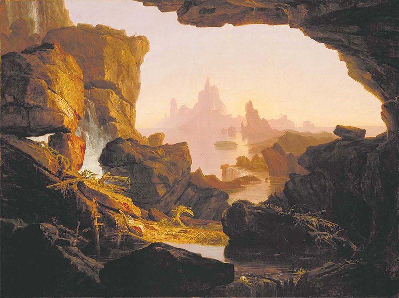 Thomas Cole The Subsiding of the Waters of the Deluge oil painting image